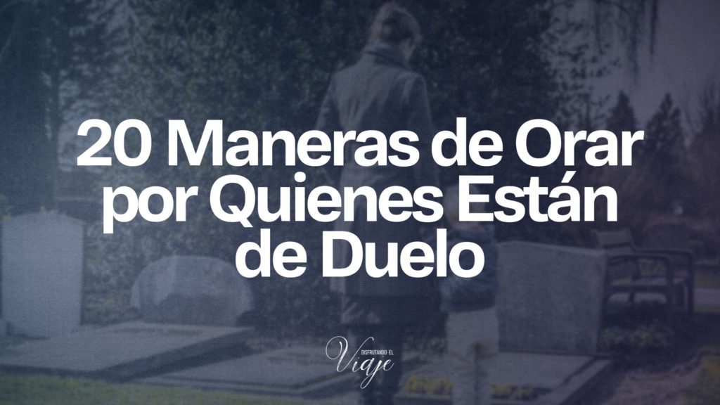 La mejor guía para la oración es el Libro escrito por Aquel que escucha nuestras oraciones. Hemos recopilado una lista de 20 oraciones bíblicas para presentar al Señor en favor de quienes están de duelo