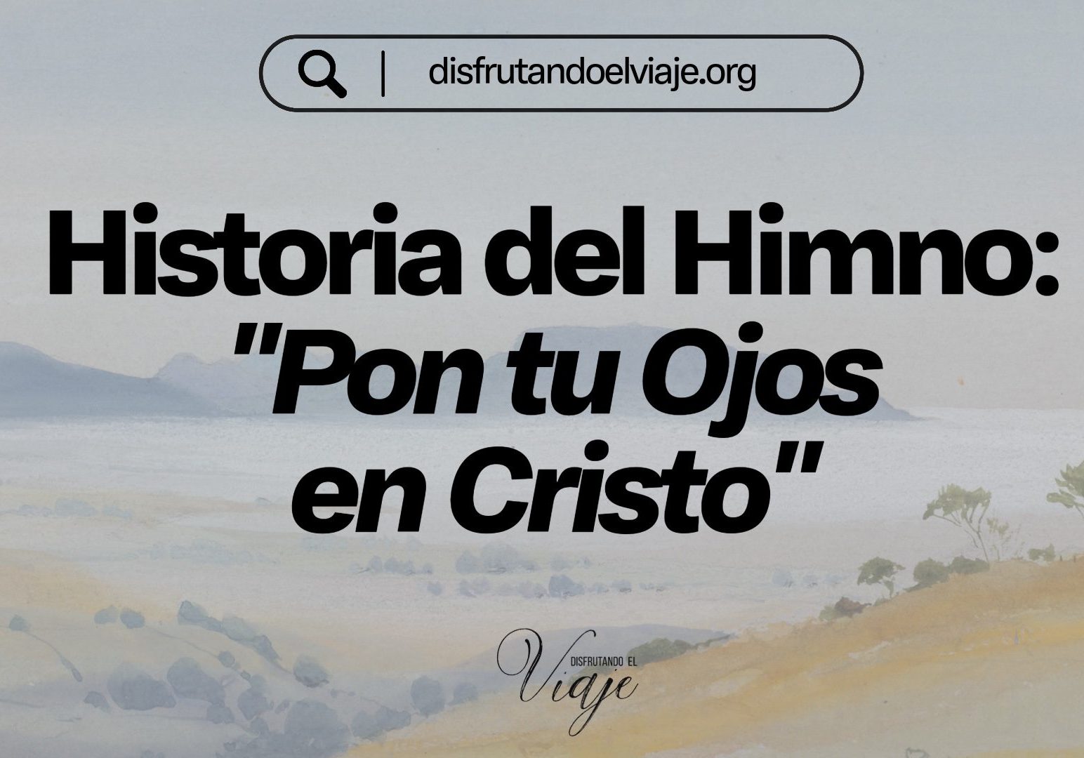 Luego, en 1918, Lemmel conoció un folleto escrito por la misionera en Argelia, Lilias Trotter. Trotter era una reconocida artista que renunció a una carrera lucrativa para servir al Señor en el campo misionero. Sus palabras conmovieron profundamente el corazón de Lemmel. Historia del Himno: Pon tu Ojos en Cristo