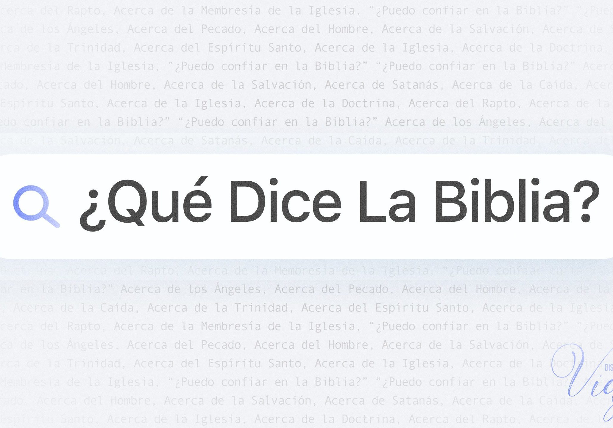 Continúa en el versículo 15 diciendo: “Y que desde la niñez has sabido las Sagradas Escrituras, las cuales te pueden hacer sabio para la salvación por la fe que es en Cristo Jesús.” Está diciendo que la fe que se te inculcó en la infancia, esa simple verdad que estabas dispuesto a aceptar en tu juventud, nunca te alejes de ella. Scott Pauley. Lo Que Dice La Biblia *Este es el primer artículo de una serie titulada: «¿Qué dice la Biblia?».